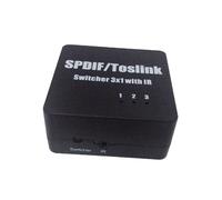 Zs- SWITCH 3X1 SPDIF/TOSLINK CON TELECOMANDO WITH REMOTE CONTROL