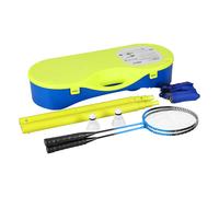 ZSB2 SET 2 in 1 RETE DA BADMINTON + PALLA DA TENNIS + 2 RAZZI + 2 VOLANTI + VALI