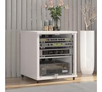 ZSCNYHMT Rack Media, Mobile Audio Con Ripiani Regolabili E Ventilazione | Layout ripiani regolabile, struttura stabile, setup audio ordinato, adatto agli studi(C,60cm/23.6in)