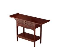 ZSCNYHMT Santuario e Altare Buddista，Tavola dell'altare，Altare in Legno santuario，Mesa de Altar，per Preghiere, Divinazione, Adorazione(Red Sandalwood,50 * 33 * 100cm)