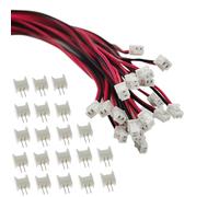 ZSDZFYLLK 20 set JST 1,25 mm, 2 pin, connettore micro elettrico con cavo UL1571-26AWG da 20 cm e connettore femmina da 1,25 mm