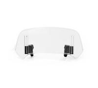 ZSEDWRU Parabrezza per Moto Compatibile con Kymco per Agility 125 per Downtown 2017 Estensione Parabrezza per Moto, Spoiler Regolabile, Deflettore per Parabrezza A Morsetto(Transparent,360mm)