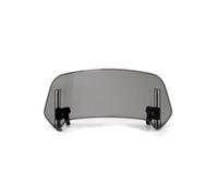 ZSEDWRU Parabrezza per Moto Compatibile con Kymco per Agility 125 per Downtown 2017 Estensione Parabrezza per Moto, Spoiler Regolabile, Deflettore per Parabrezza A Morsetto(Gray,280mm)