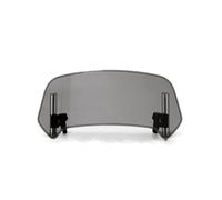 ZSEDWRU Parabrezza per Moto Compatibile con Kymco per Agility 125 per Downtown 2017 Estensione Parabrezza per Moto, Spoiler Regolabile, Deflettore per Parabrezza A Morsetto(Gray,360mm)