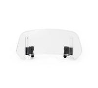 ZSEDWRU Parabrezza per Moto Compatibile con Kymco per Agility 125 per Downtown 2017 Estensione Parabrezza per Moto, Spoiler Regolabile, Deflettore per Parabrezza A Morsetto(Transparent,280mm)