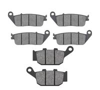 ZSEDWRU Pastiglie Freno per Moto Compatibile con NTV600 1988-1992 per NTV650 1988-1997 Ricambi per Moto Pastiglie Freno Anteriori E Posteriori Moto Ricambi Accessori(2 Pairs Front And 1 Pair Rear)