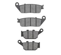 ZSEDWRU Pastiglie Freno per Moto Compatibile con NTV600 1988-1992 per NTV650 1988-1997 Ricambi per Moto Pastiglie Freno Anteriori E Posteriori Moto Ricambi Accessori(1 Pair Front And Rear)