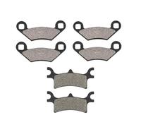 ZSEDWRU Pastiglie Freno per Moto Compatibile con Polaris per 500 per Magnum 2002 2003 500 per Scrambler 2007 2008 Ricambi per Moto Pastiglie Freno Anteriori E Posteriori Accessori per Moto(1 Set)