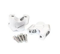 ZSEDWRU Riser per Manubrio Moto Compatibile con CB500X per CB500F 2019 2020 Accessori per Motociclette Riser Manubrio Morsetto di Trascinamento Adattatore di Estensione Modifica Motociclette(Silver)