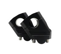 ZSEDWRU Riser per Manubrio Moto Compatibile con Suzuki per DL650 per V-Strom 650 Manubrio per Motocicletta Riser Bar Mount Manubrio Morsetto Moto Modifica Moto Sostituzione(22mm Black)