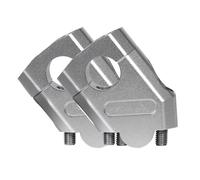 ZSEDWRU Riser per Manubrio Moto Compatibile con X-ADV750 per CBF500 per CBF600 Manubrio per Motocicletta Riser Bar Morsetto per Manubrio Universale Modifica Motociclette(Silver,22mm)