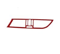 ZSGHJA Adesivi Interni per BMW Z4 E89 2009-2016 Accessori Interni per Decorazione Presa d'Aria Centrale in Fibra di Carbonio per Cruscotto Decorazione Auto Interni(LHD-Red)