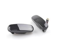 ZSGHJA Indicatore Laterale Indicatore Di Direzione Dinamico A LED Per Abarth Per Grande Per Punto (199) 2007-2012 Spia Indicatori Direzione(Smoked)