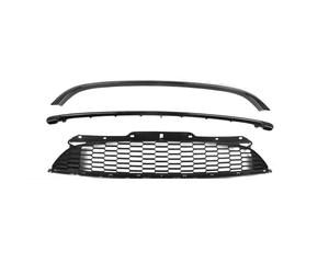 ZSGHJA per Mini per Cooper S R55 R56 R57 R58 R59 2007-2015 per JCW Stile Griglia Nera Griglia Superiore Maglia + Paraurti Anteriore Trim Splitter Spoiler Telaio Griglia Dell'auto