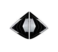 ZSGHJA Posteriore Spoiler per Ford per Fiesta MK7 MK7.5 2008-2016 2017 Car Rear Window Side Vent Shutter Feritoia Spoiler Trim Body Kit Tuning Spoiler Posteriore(Nero Lucido)