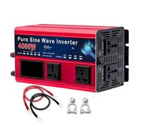 ZSGHJA Power Inverter Inverter A Onda Sinusoidale Pura da 4000W 5500W 5000W Convertitore di Tensione da CC 12V A CA 110V/220V Inverter Solare per Auto Auto Convertitore di Potenza(110V 60Hz,4000W)