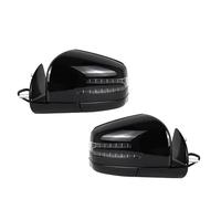 ZSGHJA Specchietti Esterni Completi per Benz per W164 X164 ML GL Cl 05-11 1668100164 1668100264 Potenza Specchietto Retrovisore Porta Laterale Montaggio Specchietto Retrovisore(Nero,B 1Pair)