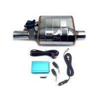 ZSGHJA Tubo di Scarico Auto Scarico Controllo Valvola Elettrica Tubo Scarico Silenziatore Valvola Marmitta Acciaio Inossidabile 51/63/76mm Tubo Scarico Coda(63MM Right 1)