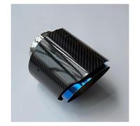 ZSGHJA Tubo Scarico Dell'auto 1 Pezzo di Terminale di Scarico per Auto, in Acciaio Inossidabile Blu Cotto, Ugelli Universali per Marmitta da 130 Mm Punta Scarico(ID 76MM-OD 130MM)