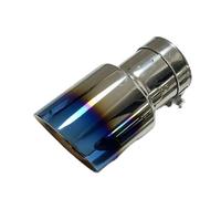 ZSGHJA Tubo Scarico Dell'auto 1 Ugello per Tubo di Scarico in Acciaio Inossidabile Placcato Blu, Grande Diametro 101 Mm 114 Mm, Ugello per Marmitta Aperta Punta Scarico(77mm-101mm)