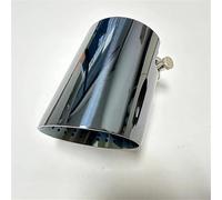 ZSGHJA Tubo Scarico Dell'auto 1 Ugello per Tubo di Scarico Nero Elettroplaccato, Lunghezza 120 Mm, Diametro Grande 114 Mm, Punte per Marmitta Aperta per Auto Punta Scarico(63mm-101mm)