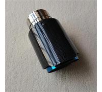 ZSGHJA Tubo Scarico Dell'auto 1pezzo. Ugelli per Marmitta Universale in Acciaio Inox Blu Lucido per Auto, Accessori per Tubi di Scarico. Punta Scarico(ID 83MM-OD 114MM)