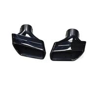 ZSGHJA Tubo Scarico Dell'auto 2 Pezzi/Lotto Punta di Scarico per Auto Punta di Marmitta Quadrata Ugello di Saldatura per BMW G30 G31 525i 530i 540i 530d Punta Scarico(Black A)