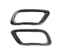 ZSGHJA Tubo Scarico Dell'auto per BMW X5 G05 X6 G06 X7 G07 2019 2020 2021, Terminale di Scarico in Acciaio Inox, Copertura di Uscita, Accessori per Auto. Punta Scarico(Carbon Texture)