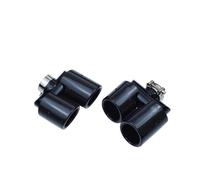 ZSGHJA Tubo Scarico Dell'auto per Land per Rover per Defender 90 110 130 2020-2024 Terminale di Scarico Posteriore A Quattro Uscite Punta Scarico(Carbon Fiber 3.0T)