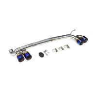 ZSGHJA Tubo Scarico Dell'auto Terminale di Scarico Doppio per Auto, Terminale di Scarico per BMW F30 F31 320i 330i 328i B48 in Poi Punta Scarico(Blue 54mm)