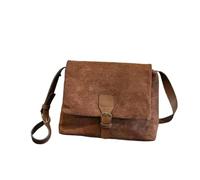 ZSHDTKWB Borse a Tracolla da Donna Borsa per La Spalla in Pelle Scamosciata Marrone Smerigliata Inverno retrò di con Donna-caffè 2