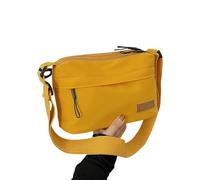 ZSHDTKWB Borse a Tracolla da Donna La Stessa Borsa per Uomini E Donne alla Spalla di Moda Multistrato in Tessuto Nylon Stoffa Impermeabile Traversa-Giallo