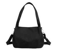ZSHDTKWB Borse a Tracolla da Donna per Leggera Impermeabile Le Maniglia Top Casual Donna-Nero