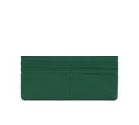 ZSHDTKWB Portafoglio Donna delle Carte da Slim Walet Piatto con Cerniera Zip Ultra Sottile Lungo in Pelle-Verde Scuro