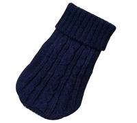 ZSHDTKWB Vestiti per Cani Cane Vestiti Invernali A Maglia Pet Vestiti per Cani di Piccola Taglia Media Chihuahua Puppy Pet Maglione Yorkshire-blu-3xl(16) 6-9kg