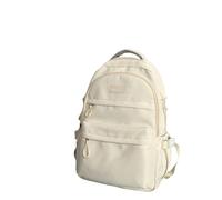 ZSHDTKWB Zaino Scuola 1pc Schoolbag, Studenti delle Scuole Superiori degli Studenti delle Scuole Superiori Studenti della Scuola Media Zaino per Computer di Grande capacità-Bianco