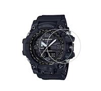 Zshion Casio GWG-1000 - Pellicola proteggi schermo in vetro temperato, durezza 9H, per Casio GWG1000, con anti-impronte e cristalli trasparenti (2 pezzi)