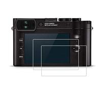 Zshion - Pellicola protettiva per schermo in vetro temperato per Leica Q2, durezza 9H, anti-impronte, trasparente senza bolle, confezione da 2