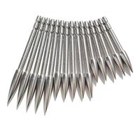 ZSHJG 12 Pezzi Tiro con L'Arco Punte della Freccia Inserire Freccia Punto per 4,2 mm Carbonio Freccia Shaft (150 grani)