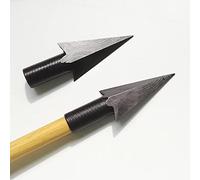 ZSHJG Tiro con L'Arco Metallo Punte di Freccia A Caccia Punte di Freccia All'aperto Broadheads per Frecce in Legno di bambù (3Pcs)