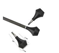 ZSHJGJR 10pcs Punta di Freccia Smussata di Tiro con L'Arco Punta di Freccia in Nylon Suggerimenti sulle Frecce di Sicurezza per la Pratica del Gioco di Caccia con L'Arco