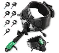 ZSHJGJR Archery Bow Release aid Compound Archery Bow Polso Rilascio Trigger Caliper Infuso Index Detrazione per Arco Caccia - D Loop Arco Sport Adulti Principianti Per Tiro Con L'Arco Accessori (Verde