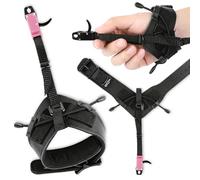 ZSHJGJR Archery Compound Bow Release Aids Trigger per arco Compound - Polso Release Aid - Archery Compound Bow Release - D Loop Arco Sport Adulti Accessori per tiro con l'arco (Rosa)