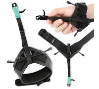 ZSHJGJR Archery Compound Bow Release Aids Trigger per arco Compound - Polso Release Aid - Archery Compound Bow Release - D Loop Arco Sport Adulti Accessori per tiro con l'arco (Verde)