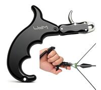 ZSHJGJR Arco Compound Release Trigger Tiro con l'arco a 4 dita, Handheld Index Release Aid - String D Loop Adulti Principiante e Professionisti Sport Arco Accessori