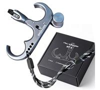 ZSHJGJR Release Compound Arco Rilascio Sgancio Pollice 3 Finger Trigger Release Aid Accessori Caccia e Tiro con Arco Compound Bow Hunting Target Practice RH LH Adulti Arco Compound Tiro al Bersaglio