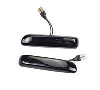 ZSHYTWE 1 Paio Indicatori Direzione Indicatore Luminoso Lampeggiante Per E46 Coupe Cabriolet Compatto Touring Saloon Laterale A Dinamico Che Scorre Direzione Luci(Smoked Black)