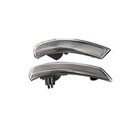 ZSHYTWE 2 Pezzi Per Ford Per Focus 2012-2018 Indicatore Di Direzione Dinamico Ala Laterale Specchietto Retrovisore Lampeggiante Ripetitore Luce Direzione Luci(Smoke Shell)