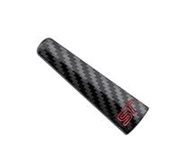 ZSHYTWE Adesivo Auto Adesivo per Freno Mano ST per Decorazione Interna per Focus ST, Paillettes per Freno a Mano per Ford per Focus 3 per MK3 2015-2018 Striscia Decorativa(Carbon Fiber Red)