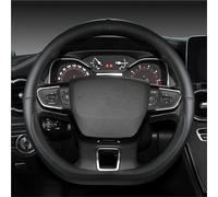 ZSHYTWE Copri Volante Coprivolante Tipo D per Citroen C3 II III 2009-2020 per C3 per AIRCROSS 2017 2018-2021 Coprivolante(Nero)
